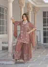 Sameera By Afsana Rangoli Crush With Khatli Work Plazzo Suit Wholesale In India